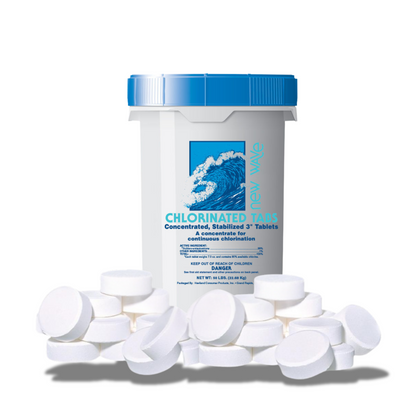 50LB CHLORINE TABS – 3-INCH (CLEARON)