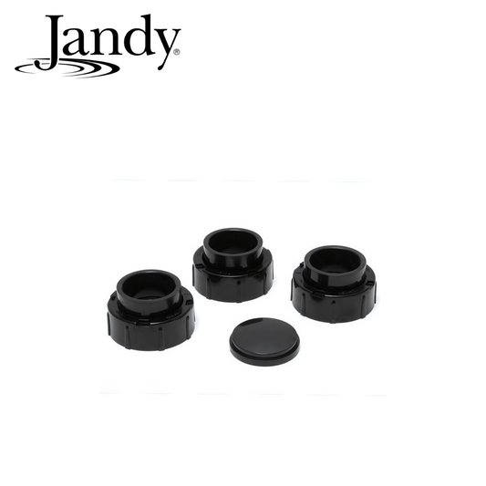 Zodiac 2" x 2.5" Union Nut and Cap Set (Set of 3) – Genuine Replacement Part